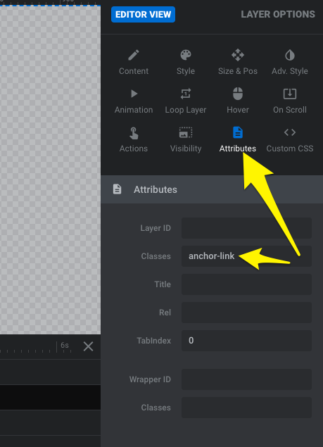 Adding Anchor Links & Smooth Scrolling in the Classic Builder